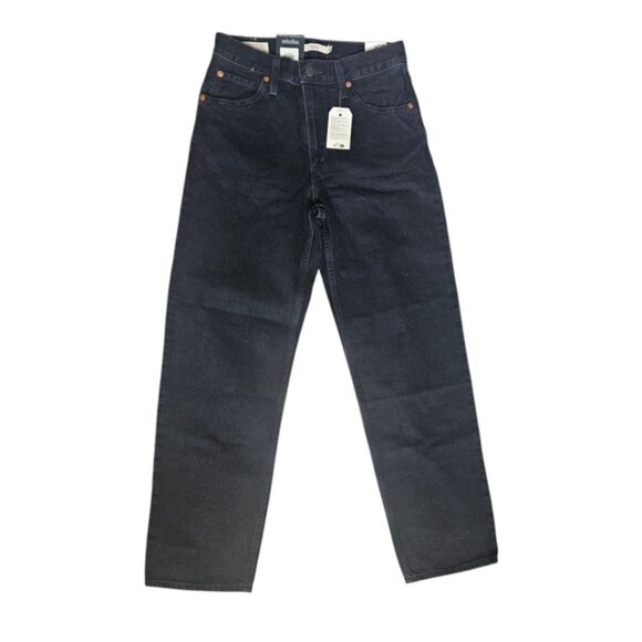 Levis Black Dad Denim Jeans Size 25x30 - Picture 1 of 13